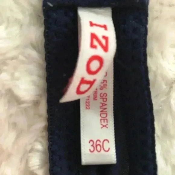 Izod 38C Navy Blue Lace Push Up Bra  Padded and Underwired - Picture 5 of 6